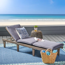 Load image into Gallery viewer, Ariana - Wood Chaise Lounge With Cushion