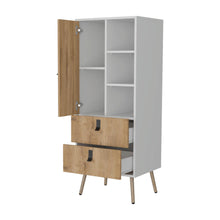 Load image into Gallery viewer, Two Drawer Dresser - White / Natural