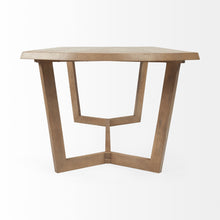 Load image into Gallery viewer, 92" Solid Wood Trestle Base Dining Table - Natural