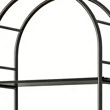 Load image into Gallery viewer, Adjustable Three Tier Etagere Bookcase - Black