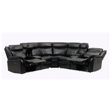 Load image into Gallery viewer, Jupiter - Leather Sectional - Black