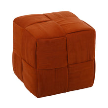Load image into Gallery viewer, Modern Ottoman Foot Rest With Woven Design