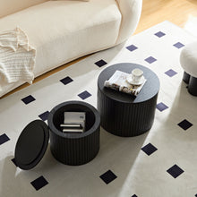 Load image into Gallery viewer, Handcrafted Nested Table Set, 2 Pieces