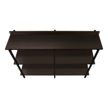 Load image into Gallery viewer, Frame Console Table With Three Shelves - Brown / Brown