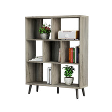 Load image into Gallery viewer, Seven Tier Cube Bookcase - Light Gray