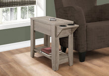 Load image into Gallery viewer, Accent Side Table, Storage, Lamp, Transitional Space-Saving Design