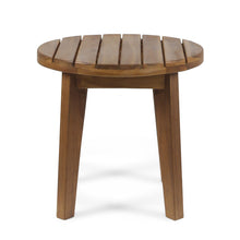 Load image into Gallery viewer, Outdoor Acacia Wood Side Table With Weather Resistance