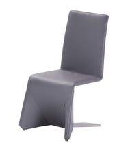 Load image into Gallery viewer, Faux Leather Dining Room Side Chairs (Set of 2) - Gray
