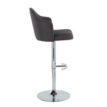 Load image into Gallery viewer, Ahoy - Contemporary Adjustable Barstool With Swivel With Rounded T Footrest (Set of 2)
