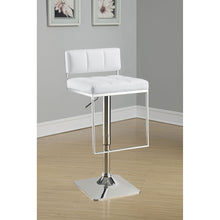 Load image into Gallery viewer, Alameda - Adjustable Bar Stool - White