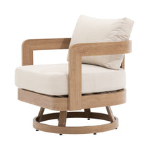 Load image into Gallery viewer, Swivel Chair For Patio - Oak