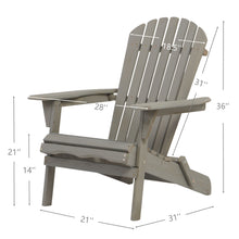 Load image into Gallery viewer, Oversize Outdoor Folding Adirondack Chair, Patio Chair For Garden