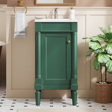Load image into Gallery viewer, French Style Bathroom Cabinet With Sink, Adjustable Shelf