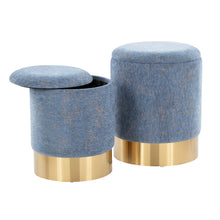Load image into Gallery viewer, Marla - Contemporary Nesting Ottoman Set
