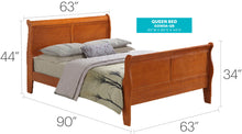 Load image into Gallery viewer, Louis Phillipe - Panel Sleigh Bed