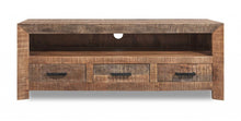 Load image into Gallery viewer, Solid Wood Console Table - Natural And Brown
