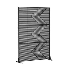 Load image into Gallery viewer, Three Panel Screen Room Divider (562852) - Black