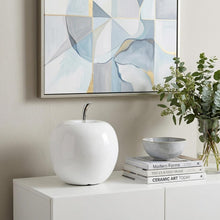 Load image into Gallery viewer, Decorative Apple Tabletop Sculpture (383753) - White