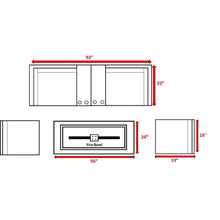 Load image into Gallery viewer, Outdoor Elegance Conversation Set With Fire Pit