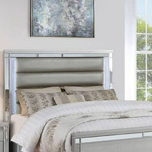 Load image into Gallery viewer, Bed With LED Lights, Tufted Headboard