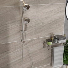 Load image into Gallery viewer, Multi Function Dual Shower Head System With 4.7" Rain Showerhead, 8 Function Hand Shower, Adjustable Slide Bar