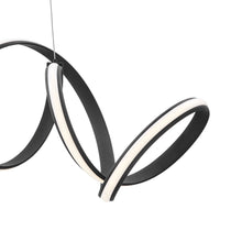 Load image into Gallery viewer, Metal LED Dimmable Chandelier - Black