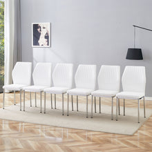 Load image into Gallery viewer, Luxury Simple High Resilience Dining Chair With Metal Legs