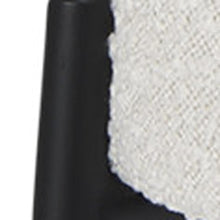 Load image into Gallery viewer, Boucle Metal Lounge Chair - Cream / Black