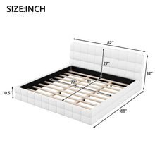 Load image into Gallery viewer, Upholstered Platform Bed With Headboard