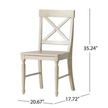Load image into Gallery viewer, Dining Chair With X Shaped Back (Set of 2)