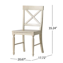 Load image into Gallery viewer, Dining Chair With X Shaped Back (Set of 2)