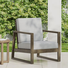 Load image into Gallery viewer, Nexusia - Outdoor Acacia Wood Club Chair With Slat Design