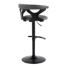 Load image into Gallery viewer, Gardenia - Contemporary Adjustable Barstool With Swivel With Rounded T Footrest (Set of 2)