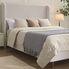 Load image into Gallery viewer, Hayden - Upholstered Wingback Bed With Tall Headboard