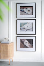 Load image into Gallery viewer, Rope Wall Art With Frame, Wall Decor For Living Room (Set of 3) - White / Black