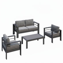 Load image into Gallery viewer, Outdoor Patio Set, All-Weather & Thick Cushions