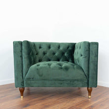 Load image into Gallery viewer, Evelyn - Mid-Century Modern Tufted Back Lounge Chair