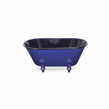 Load image into Gallery viewer, Hand Painted Decorative Tub Tabletop Sculpture (399641) - Blue