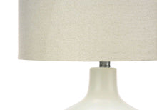 Load image into Gallery viewer, Ceramic Gourd Table Lamp With Drum Shade - Cream