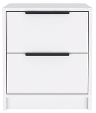 Load image into Gallery viewer, Stylish Two Drawer Nightstand - White