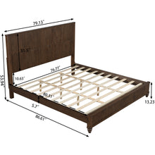 Load image into Gallery viewer, Platform Bed Frame & Tall Headboard