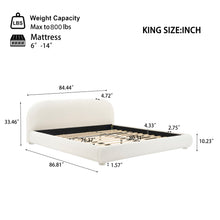 Load image into Gallery viewer, Simple Modern Bedroom Double Upholstered Bed