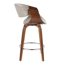 Load image into Gallery viewer, Symphony - Mid Century Modern Fixed Height Counter Stool & Swivel With Round Footrest (Set of 2)