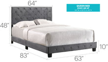 Load image into Gallery viewer, Luxurious Upholstered Bed