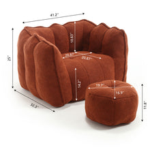 Load image into Gallery viewer, Soft Bean Bag Chair With High Resilient Foam