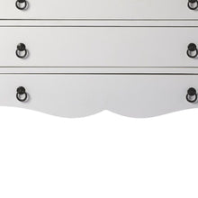 Load image into Gallery viewer, Solid And Manufactured Wood Three Drawer Dresser - White