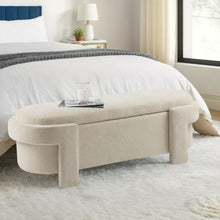 Load image into Gallery viewer, Versatile Storage Ottoman Bench, Spacious & Durable - Beige