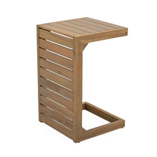 Load image into Gallery viewer, Aluminum Outdoor C - Shaped Side Table For Patio