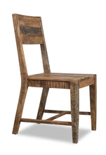 Load image into Gallery viewer, Solid Wood Open Back Side Chairs For Dining Room (Set of 2) - Brown