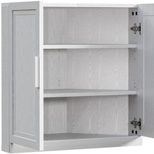 Load image into Gallery viewer, 31" Wood Corner Corner Accent Cabinet - White